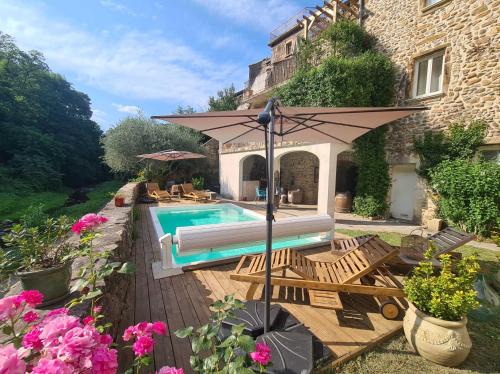 Saint-Jean-de-Valeriscle Casa | Les Terrasses, gîtes en Cévennes