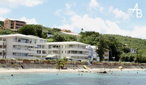 Trois-Ilets Apartamento | Les terrasses de la plage AB2 pour les couples