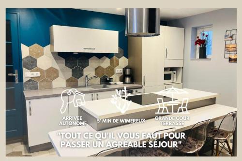 Wimille Casa | Les Tournaisiens, Cottage à 2 pas de Wimereux