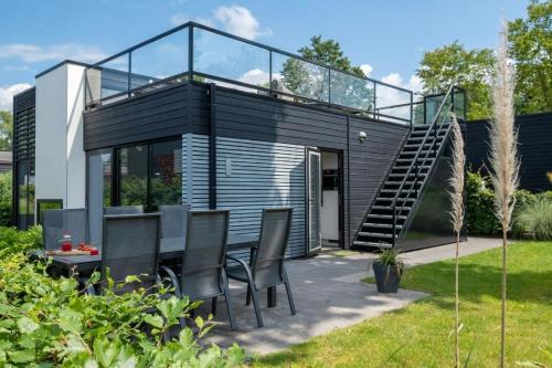 Hulshorst Casa | Lifestyle Cube mit Dachterrasse Meerblick und Strand