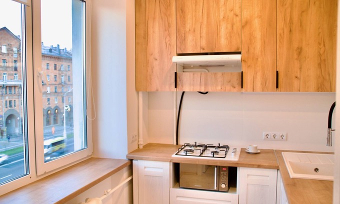 Pervomaysky District Apartamento | Light and comfortable 1-bedroom apartment