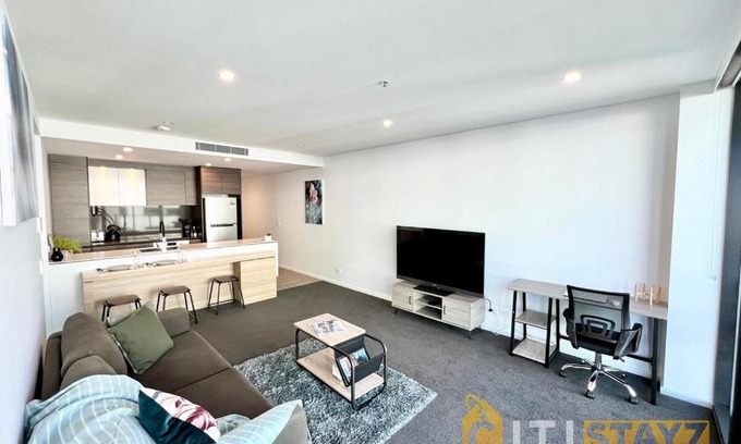 City East Apartamento | Light & Lovely in Canberra's CBD - 1BR Apt w/Carsp