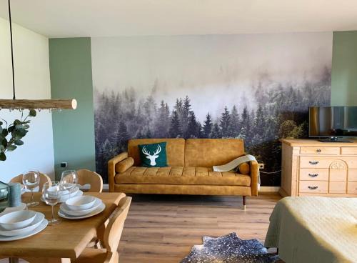 Oberreute Apartamento | Lindners Hideaways - Bergnest Lodge - Bergblick Fewo 6 Pers Balkon Garten Hund Ski Unterkunft Luftkurort Oberreute nähe Buchenegger Wasserfälle Eistobel Bodensee