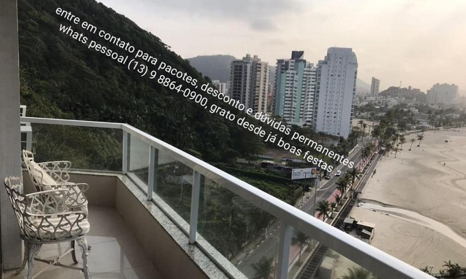 Morro do Maluf Apartamento | Lindo apartamento frente mar, Guarujá