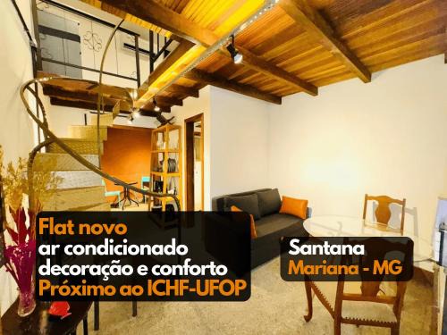Ouro Preto Casa | Lindo Flat3 ar condicionado próx ICHF-UFOP Mariana MG