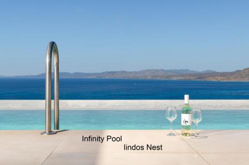 Pefkos Apartamento | Lindos Nest with Private Heated pool