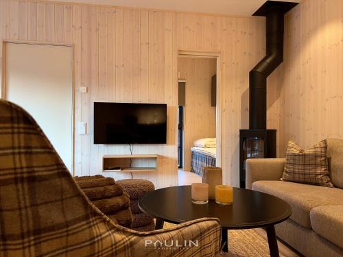 Salen Apartamento | Lindvallen Ski Resort Pool and Padel - Sauna - 7 Guests