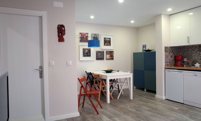 Costa de Caparica Apartamento | Lisbon Beach Apartments 7. Playa 5 minut.-terraza-barbacoa-aceptan mascotas-WIFI