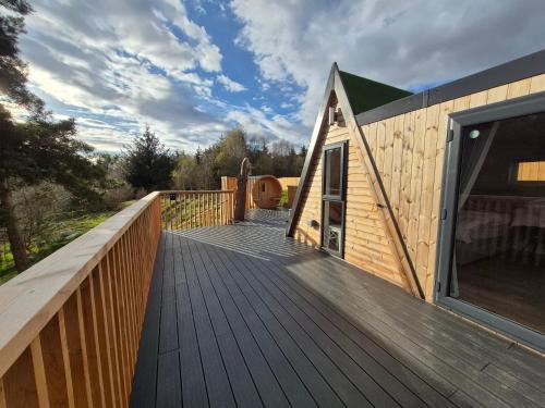 Marybank Chalet De Esquí | Little Getaway in the Highlands, private sauna and stargazing geodome
