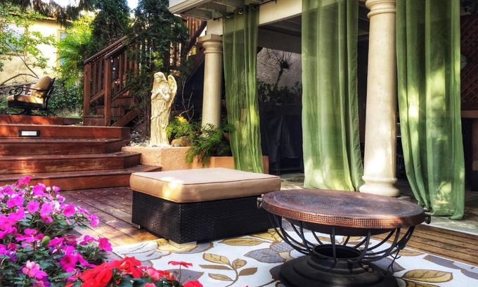 Saratoga Casa | Little Paradise with Sauna Garden near Downtown