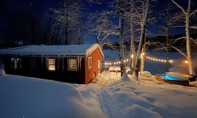 Almelund Cabina | Little Red Cabin - Hot Tub - Lake - ATV
