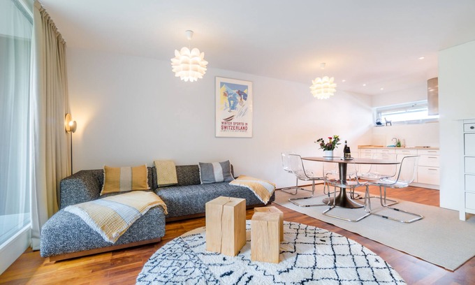 Andermatt Apartamento | Little Reuss, cozy apartment in central position