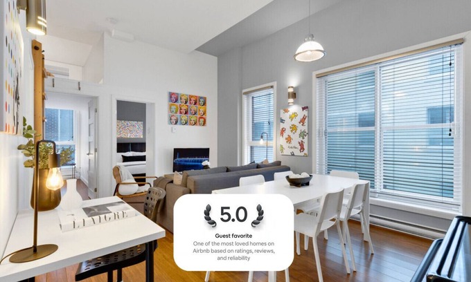 Milton Park Apartamento | Liv MTL* 55% Off * Main 205 Rare 2BR + Mezzanine | Large Family Retreat + Spacious + Office + Pets Stay Free!