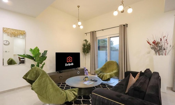 Dubai Villa | Livbnb- Classy 3BR plus Maid's Villa with Private Patio