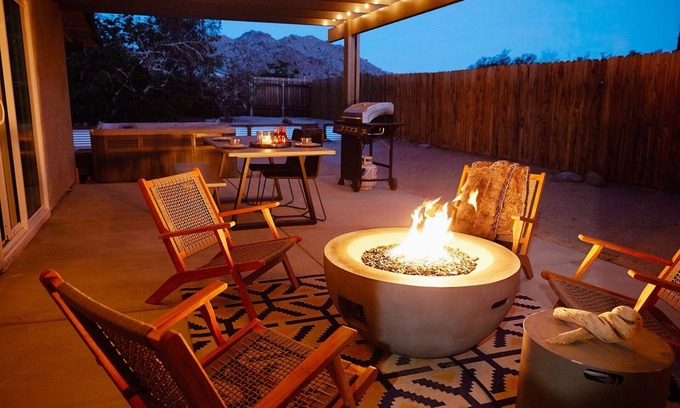 Joshua Tree Casa | Live Centered W/ Hot Tub, Fire Pit In Joshua Tree 2 Bedroom Home by RedAwning