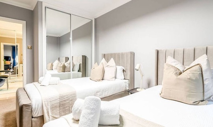 Brondesbury Apartamento | LiveStay 2BR/2BA Pool, Sauna & Gym/Kilburn, Brent