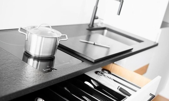 Berg Apartamento | Livisit Bergpartment 28 - Doppelbettzimmer 27 qm - mit Küchenzeile und Bad