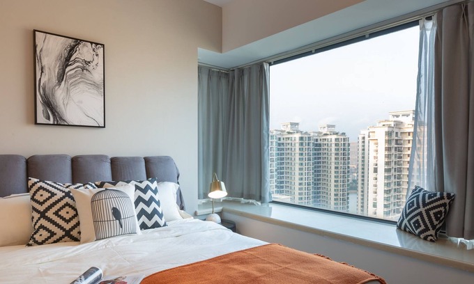 Xiangzhou District Apartamento | Locals Boutique Apartment Huafa Plaza 38