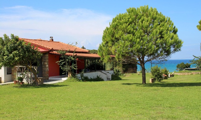 Andravida-Kyllini Casa | Ubicación directa de la playa, hermoso jardín, vistas al mar, Wifi | Casa de vacaciones Ilia, Peloponeso