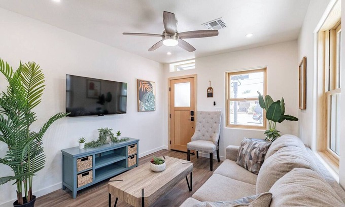 Barrio Viejo Casa | Located downtown this 1 bedroom 1 bathroom is fully remodeled with your own dedicated electric vehicle charger .