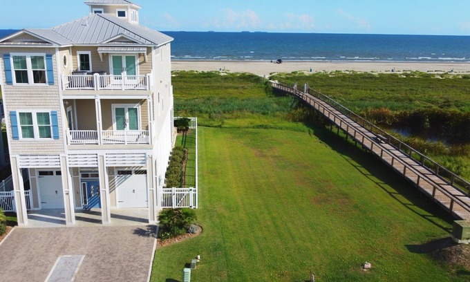 Galveston Casa | Nueva casa de vacaciones personalizada * la mejor playa de Galveston * cerca de todos los restaurantes