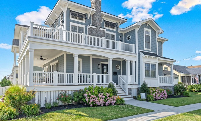 Stone Harbor Casa | Location meets luxury at this 5 bedroom 4 bath home, just steps to beautiful beaches