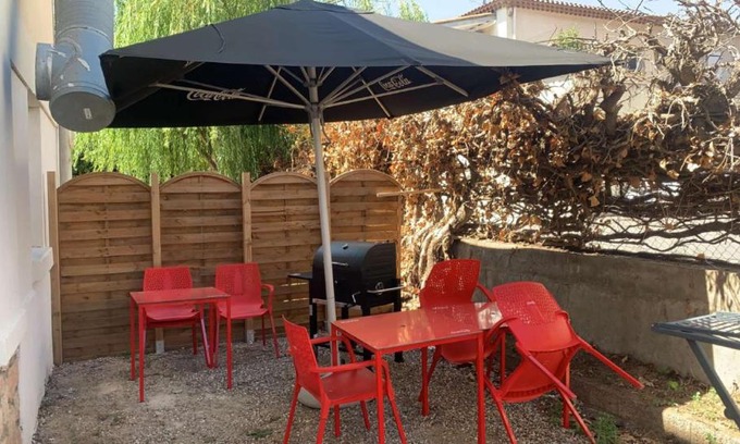 Beziers Apartamento | Location T3 meublé avec jardin