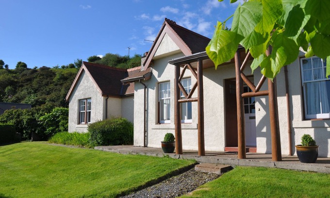 Campbeltown Cabaña | Lochside Cottage con vistas al mar
