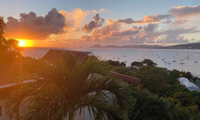 Sainte-Anne Cabina | Lodge DREAMVIEW 2 bedrooms with terrace - MAGNIFICENT SEA VIEW