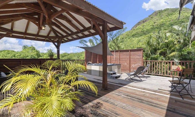Sainte-Anne Cabaña | Lodge du Piton - Una Habitación Casa Rural, Capacidad 2