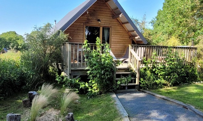 Sainte-Honorine-de-Ducy Apartamento | Lodge-Lujoso-Baño con bañera-Terraza-Lodge Omaha