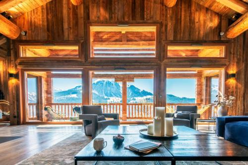 Manigod Casa | Lodge Les Murailles Luxury Unique Alpin Chalet Manigod La Clusaz