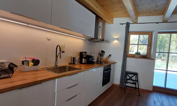Enzingerboden Chalet De Esquí | Lodge Seeblick 161 am Skilift und Bergsee für 5 Pe