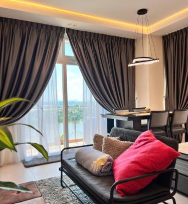 Kuching Apartamento | LoFF Suite Riverview 2 Bedroom at Kuching Riverine Resort