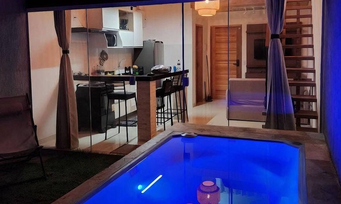 Itaipuacu Casa | Loft Aconchego, your comfortable space in Itaipuaçu, Maricá. 3 minutes from the beach.