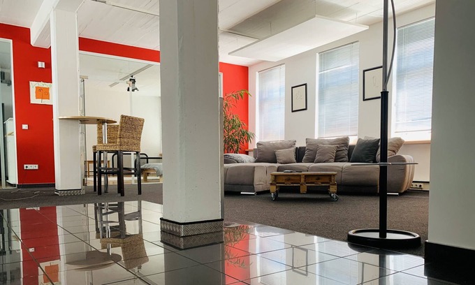 Gross-Umstadt Apartamento | Loft Apartment 'Loftwohnung' with Wi-Fi and Air Conditioning