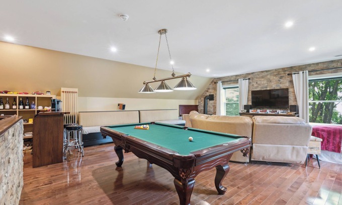 Magog Apartamento | Loft Avec Foyer, Billard, Cinéma Maison et +