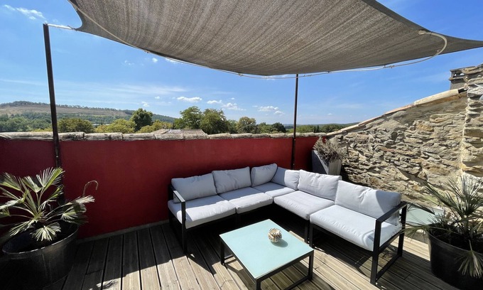 Vallabrix Apartamento | Loft Avec Terrasse et Piscine Intérieure Privative