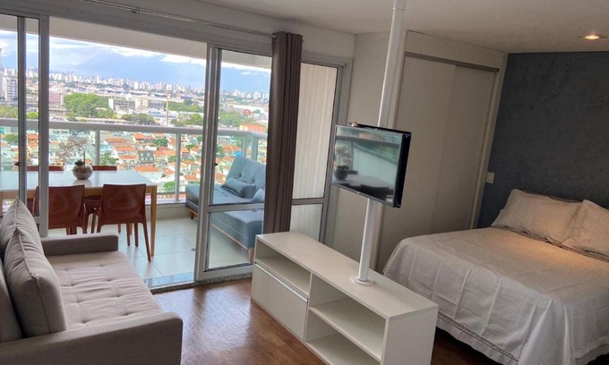 Jardim Aeroporto Apartamento | Loft com vista panorâmica para o aeroporto