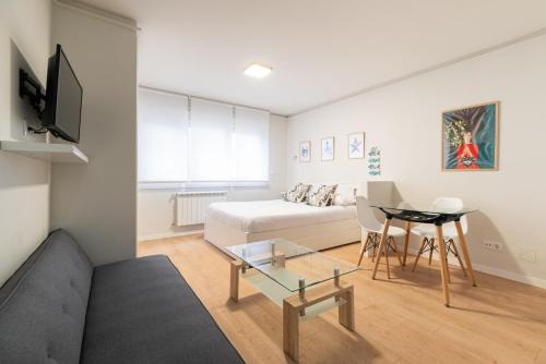 Santiago de Vigo Apartamento | Loft de Barbón con Parking