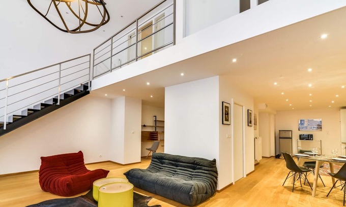 Petite-France Apartamento | loft luxe 127m2 a 500m cathedral 2br 2bth