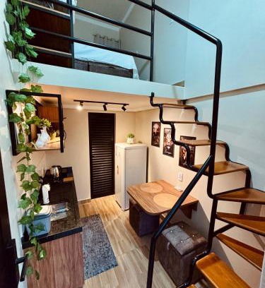 Santa Cruz Apartamento | Loft novo, colchões com massagem, mobiliado e aconchegante