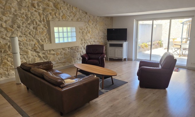 Salles-d'Aude Casa | Loft Porte Sud 140 m² (South door loft)