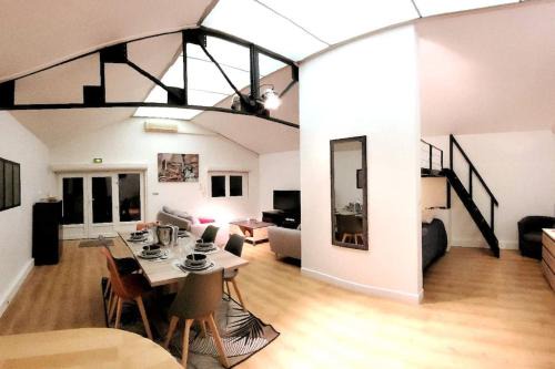 Villeparisis Apartamento | Loft proche CDG 6 pers, Parc Expo avec parking
