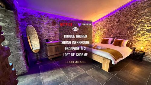 Tourves Apartamento | Loft Romantique la Clef des Sens - Sauna et Balnéo privatifs