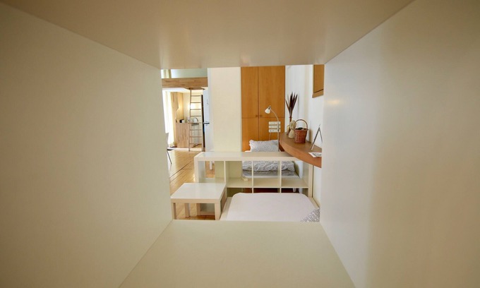 Oberhausen Apartamento | Loft con parquet y luces de diseño de Ingo Maurer: atractivo y elegante
