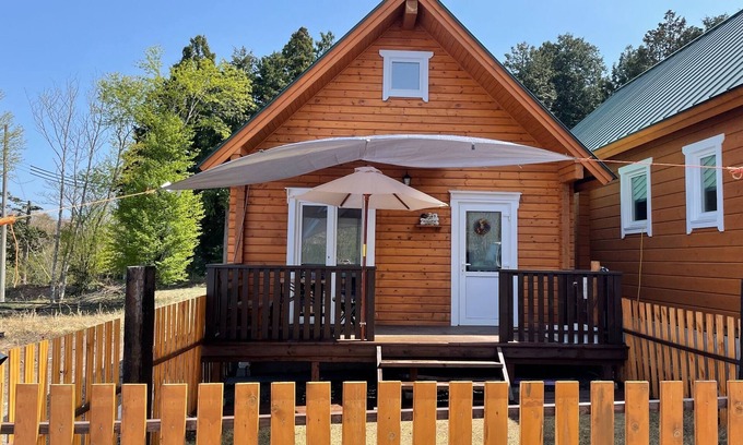 Imazu Cabaña | Log house with mini private dog run Loft popular w / Takashima Shiga