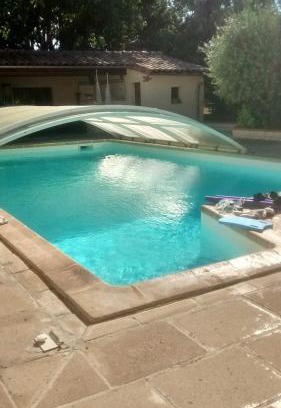 Coufouleux Casa | logement avec piscine cuisine extérieure, chambre salle de bain