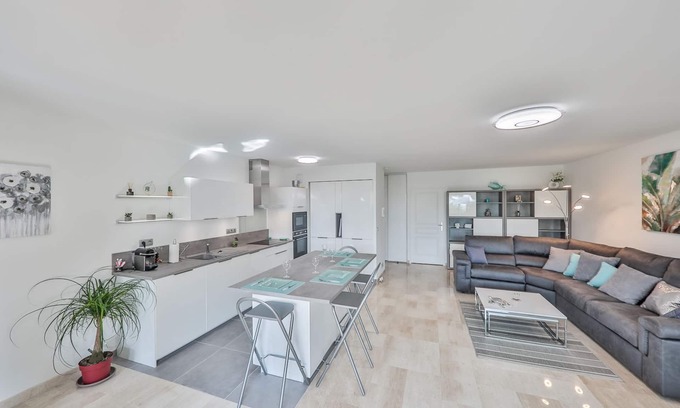 Fabron Apartamento | Logement EN Copropriete Piscine Nice Cote D'azur