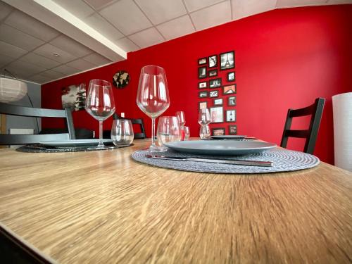 Onnaing Apartamento | Logements équipés à Onnaing avec espace Balneo en OPTION proche Toyota, autoroute et Valenciennes